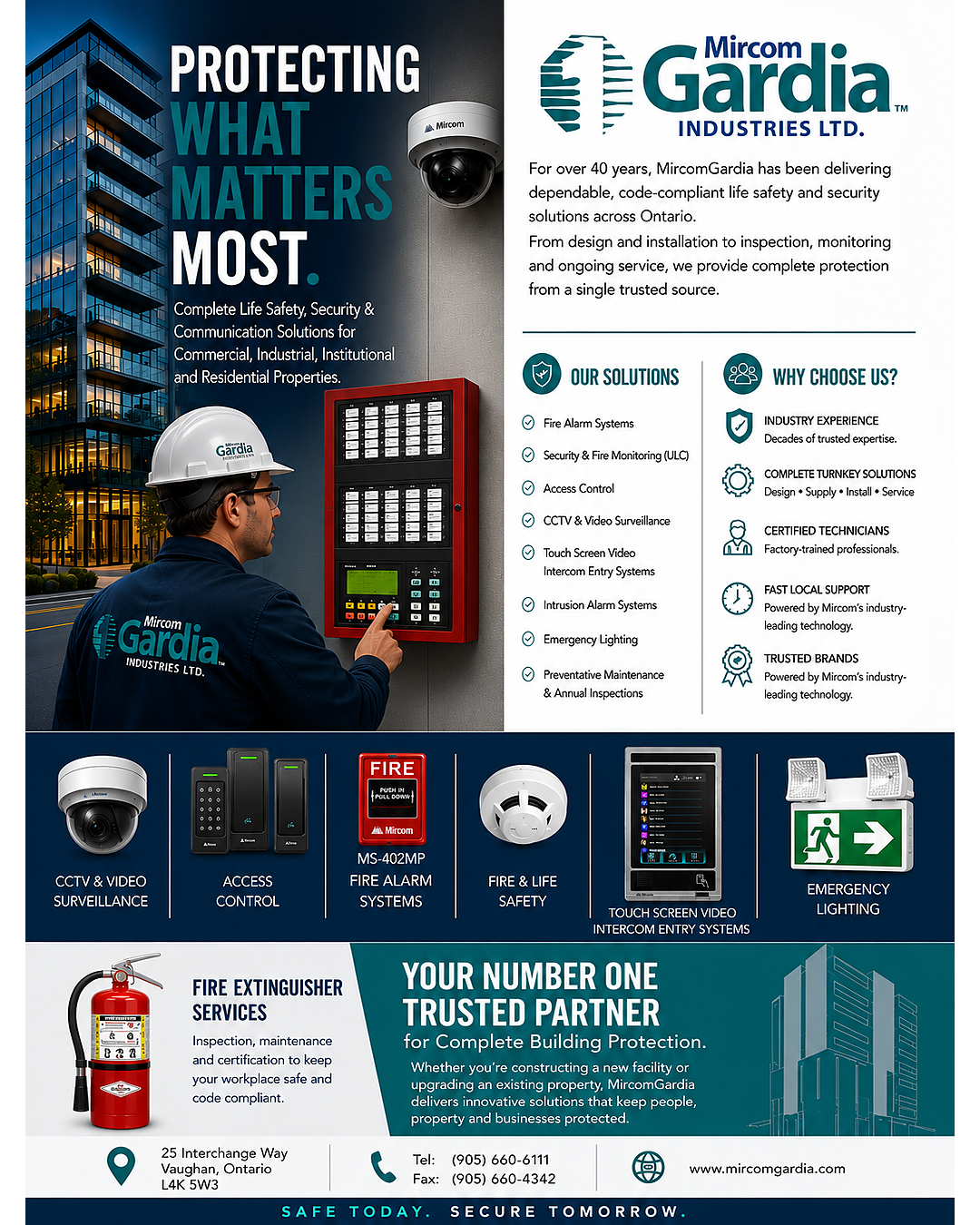 Mircom Gardia Services – Complete Fire, Security & Life Safety Solutions
